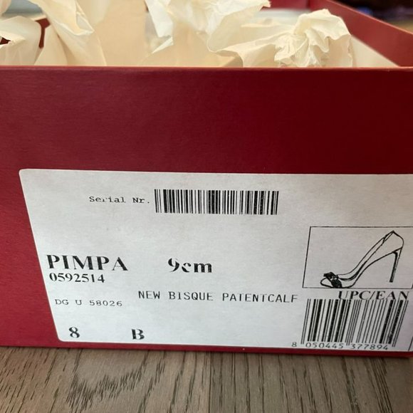 Salvatore Ferragamo 9cm New Bisque Heel (Nude) Size 8 - Picture 5 of 9